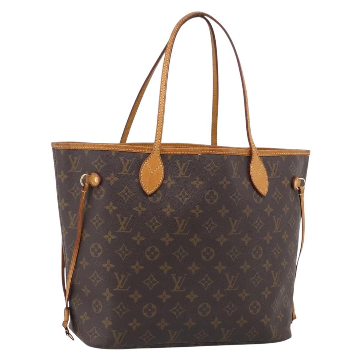 LOUIS VUITTON Monogram Neverfull MM Tote Bag M40156 LV Auth 215395A