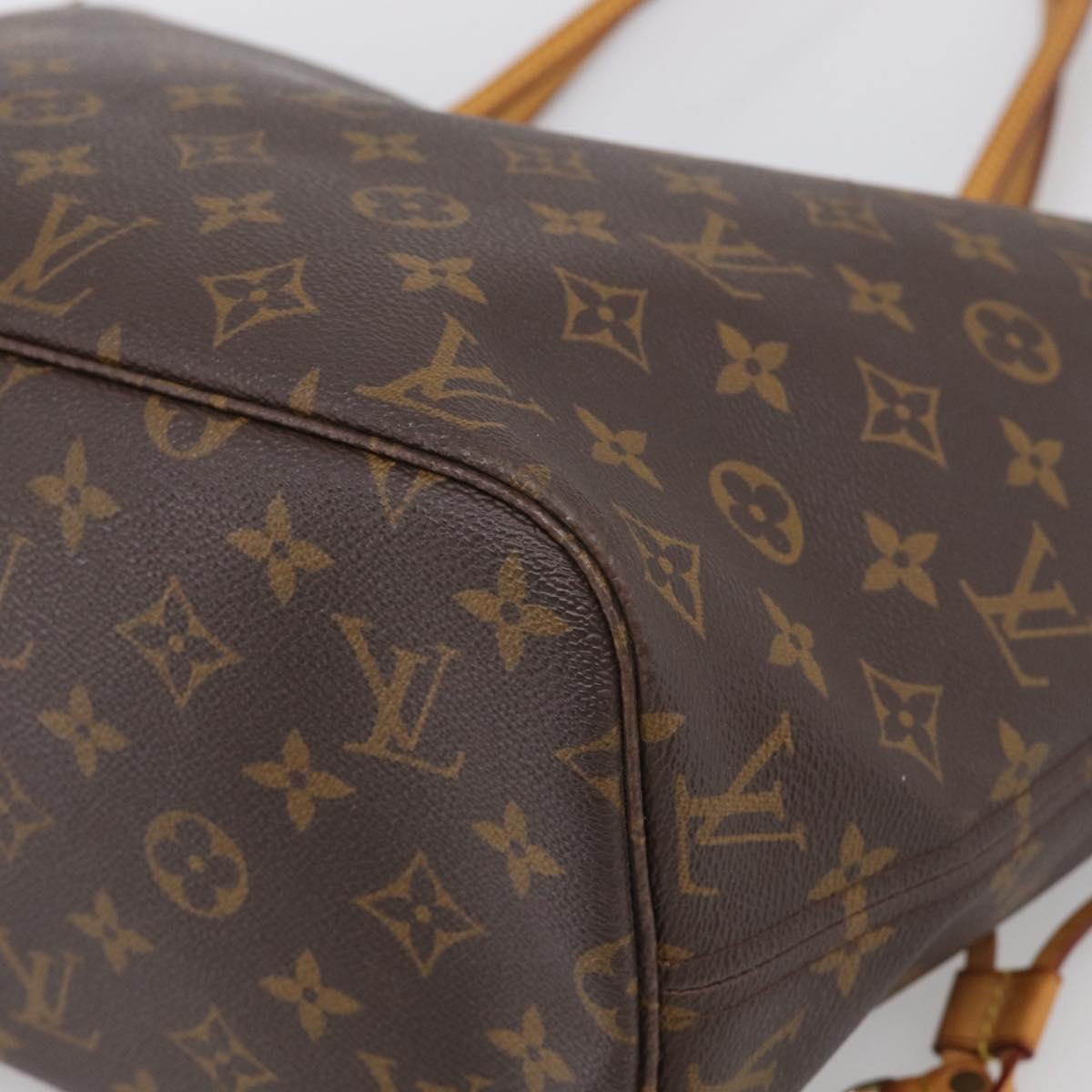 LOUIS VUITTON Monogram Neverfull MM Tote Bag M40156 LV Auth 215395A