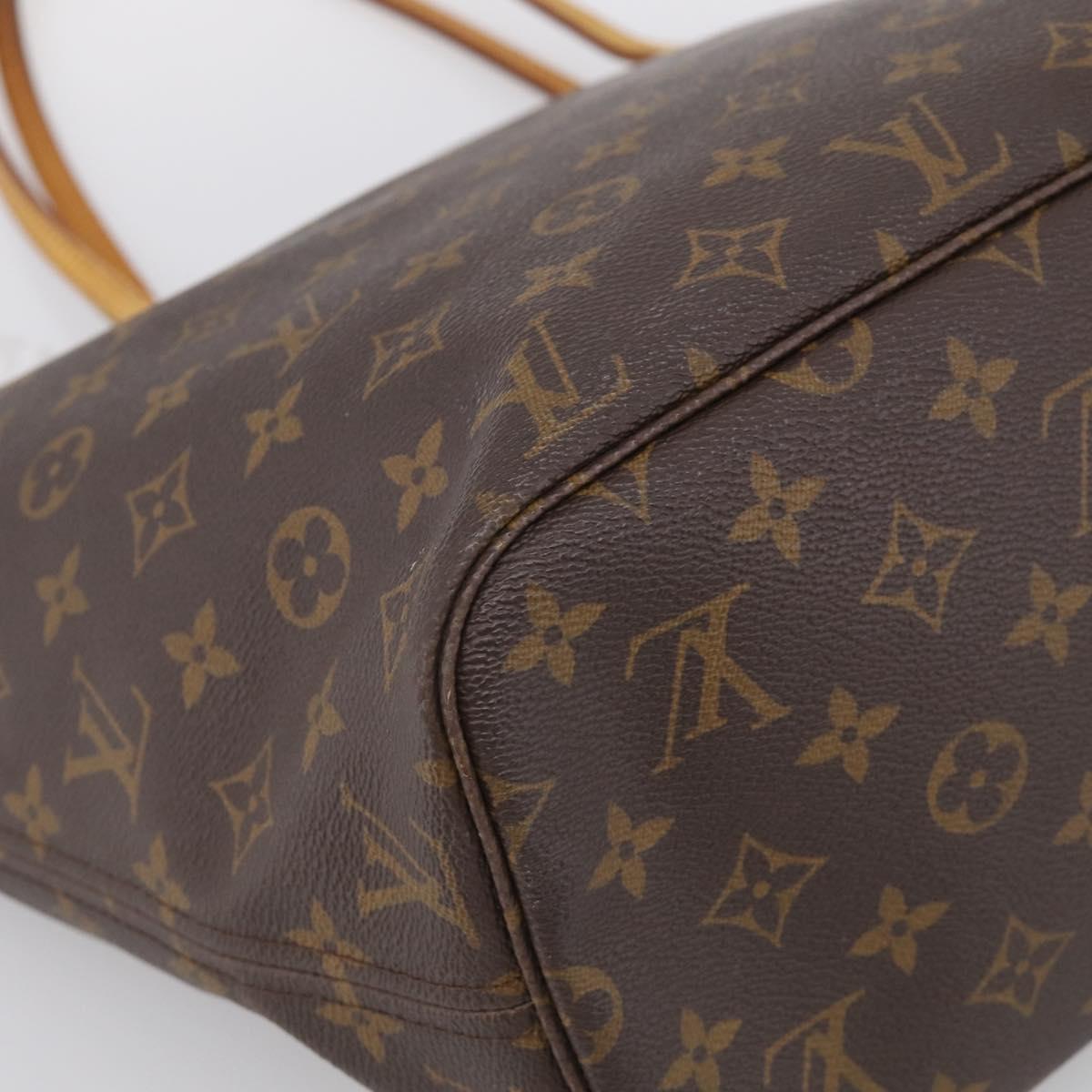 LOUIS VUITTON Monogram Neverfull MM Tote Bag M40156 LV Auth 215395A