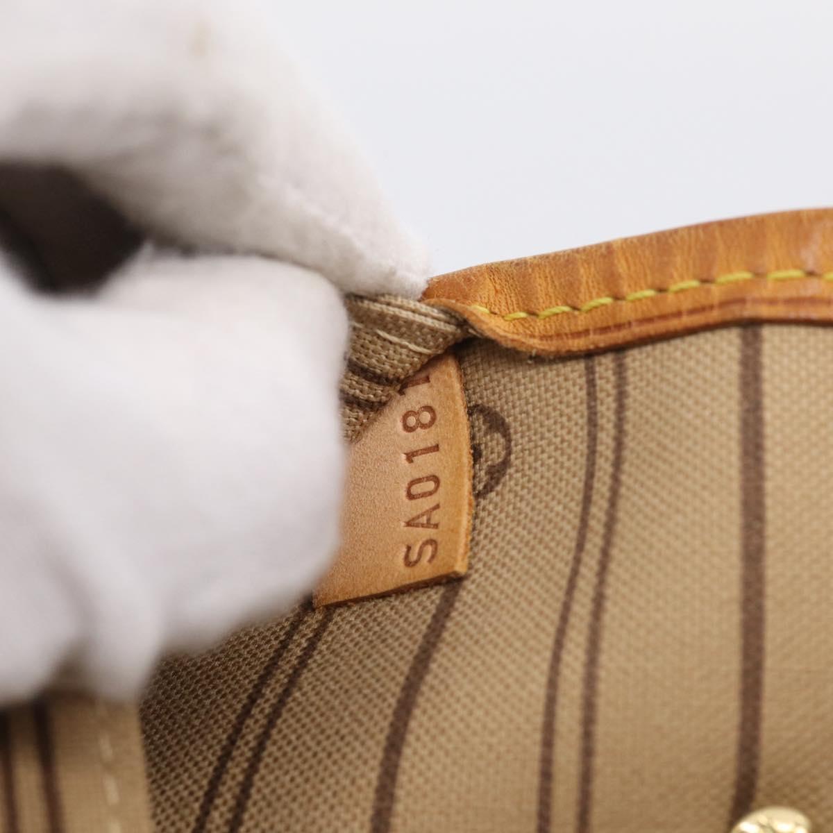 LOUIS VUITTON Monogram Neverfull MM Tote Bag M40156 LV Auth 215395A
