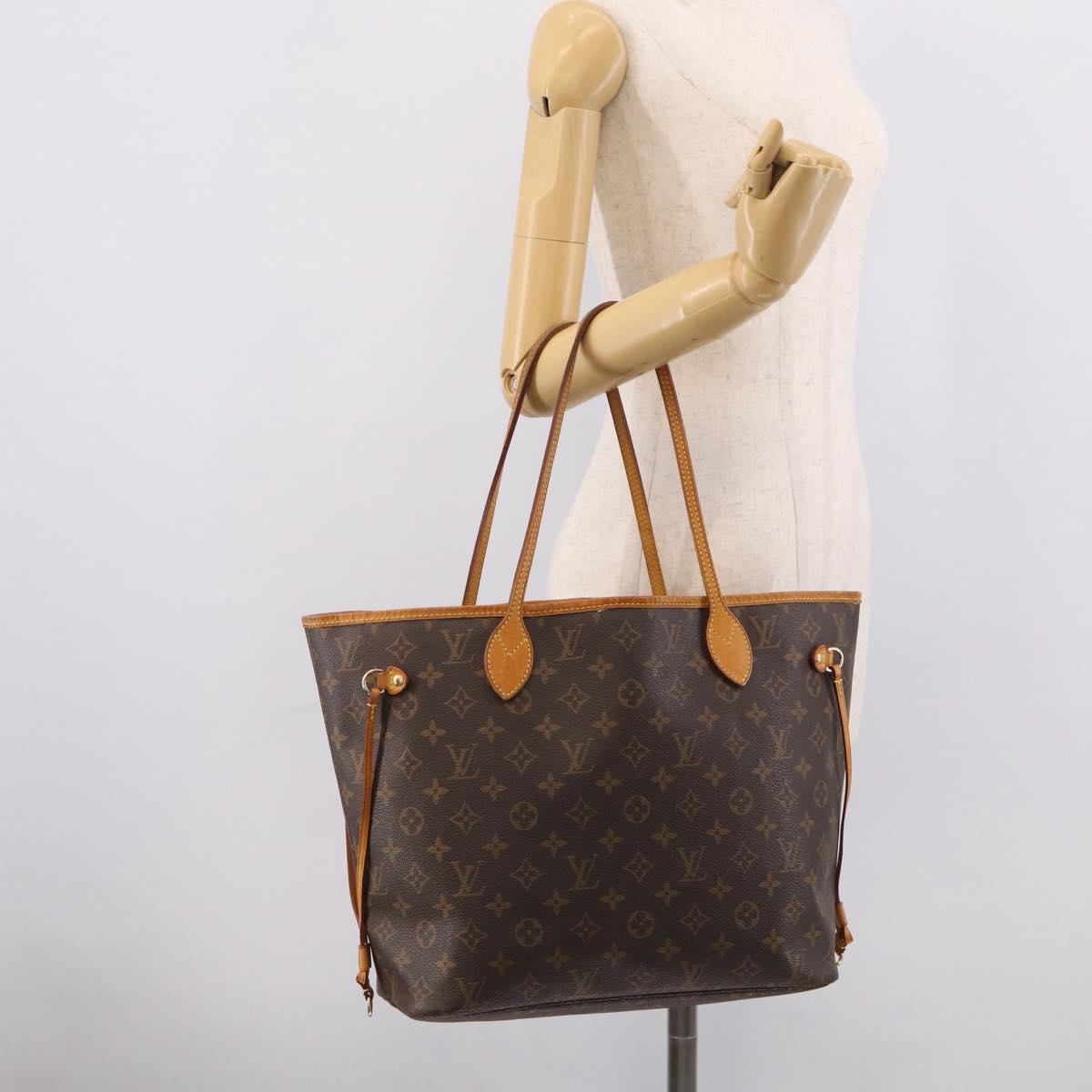 LOUIS VUITTON Monogram Neverfull MM Tote Bag M40156 LV Auth 215395A