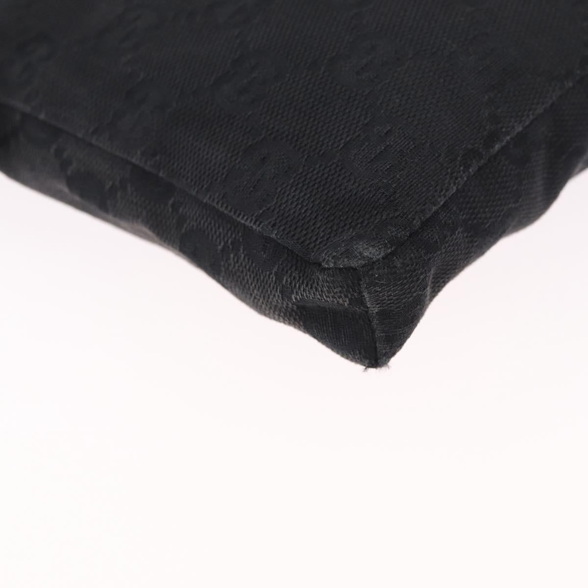 GUCCI GG Canvas Body Bag Black 28566 Auth 215404