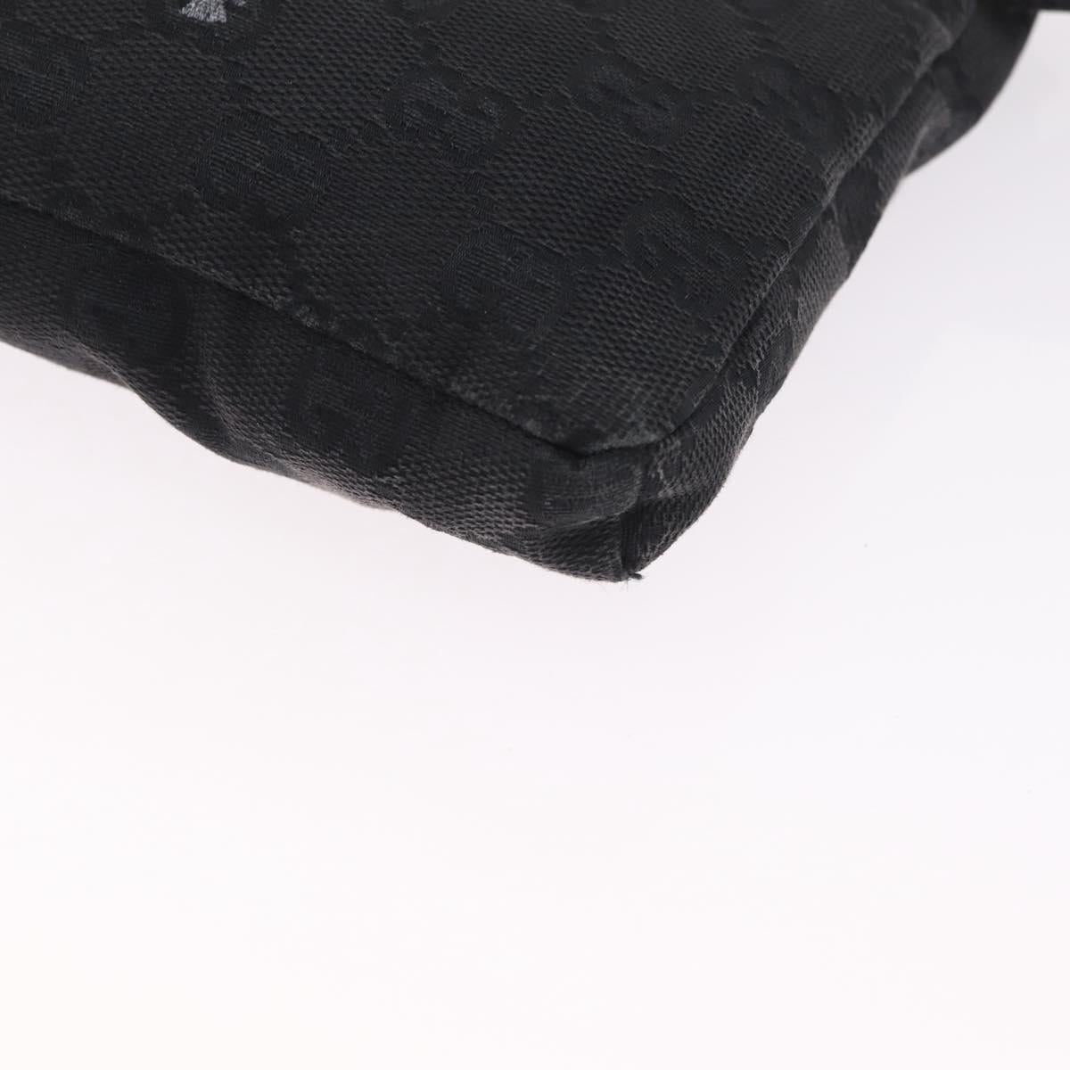 GUCCI GG Canvas Body Bag Black 28566 Auth 215404