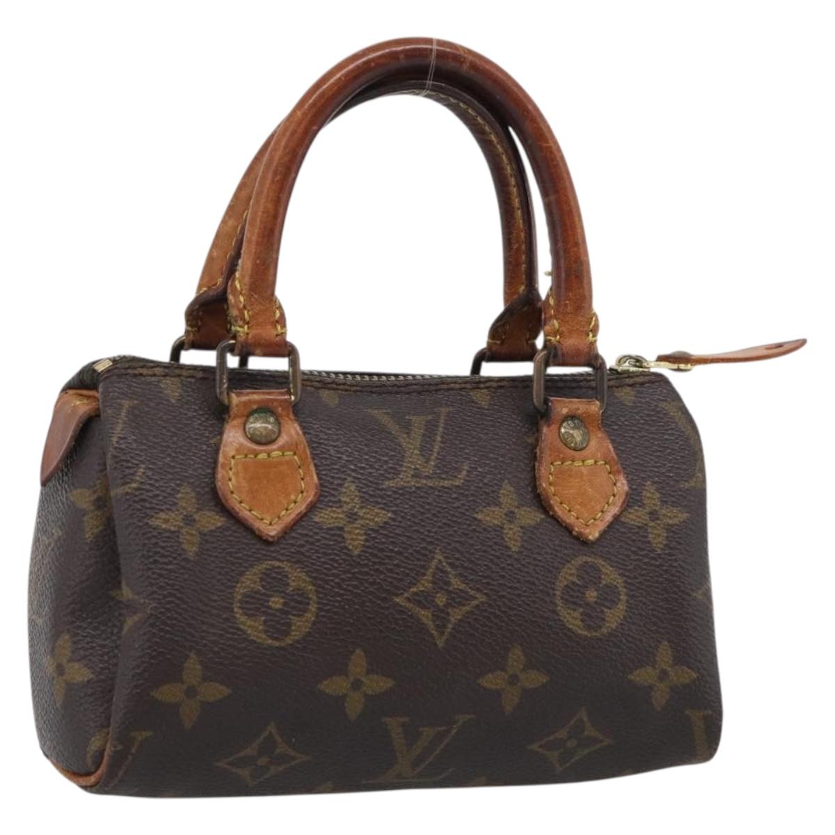 LOUIS VUITTON Monogram Mini Speedy Hand Bag M41534 LV Auth 215414