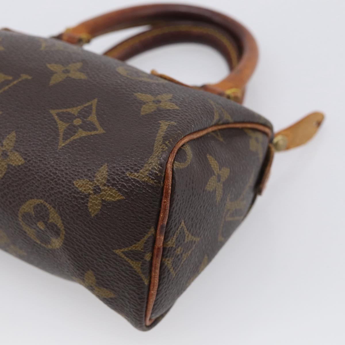 LOUIS VUITTON Monogram Mini Speedy Hand Bag M41534 LV Auth 215414