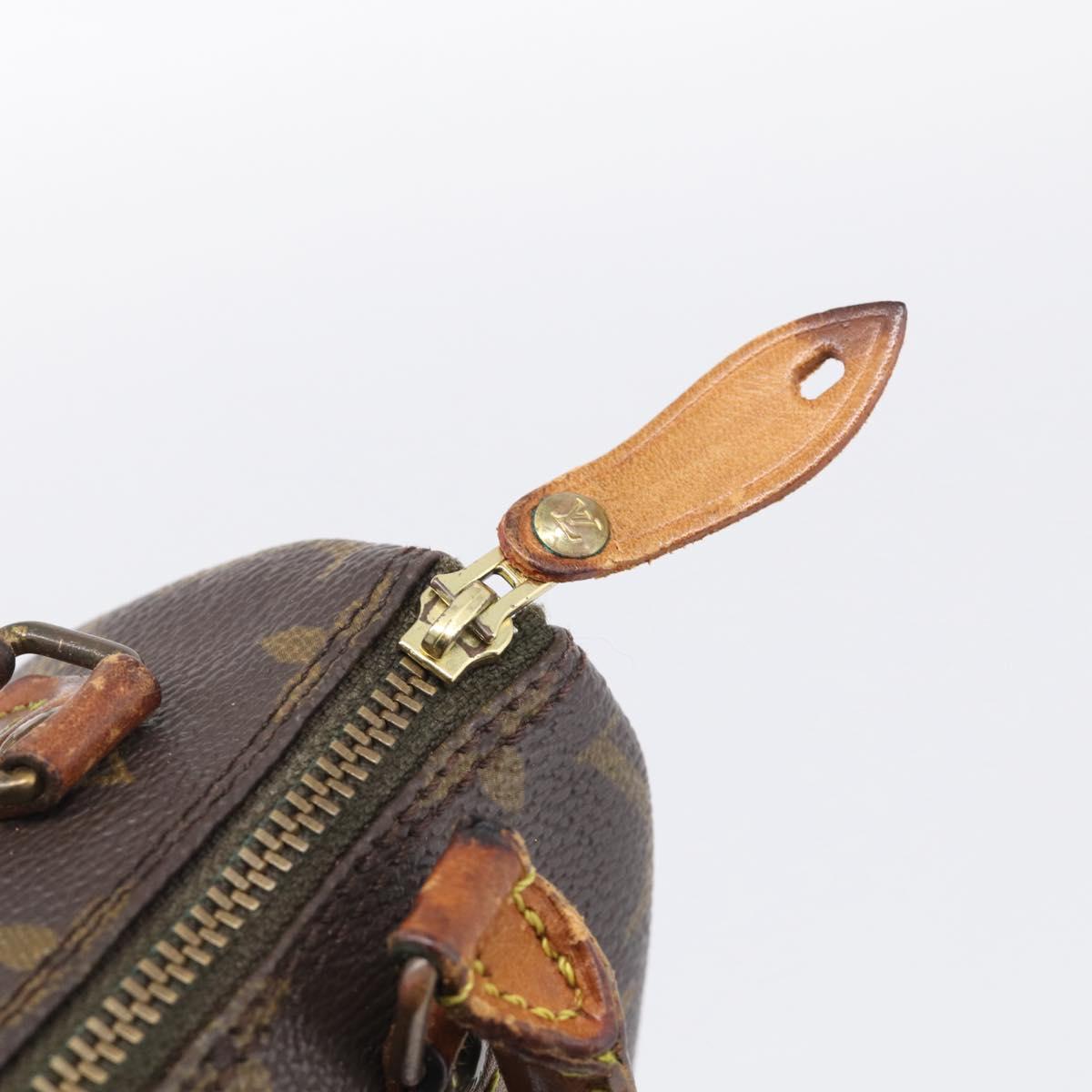 LOUIS VUITTON Monogram Mini Speedy Hand Bag M41534 LV Auth 215414