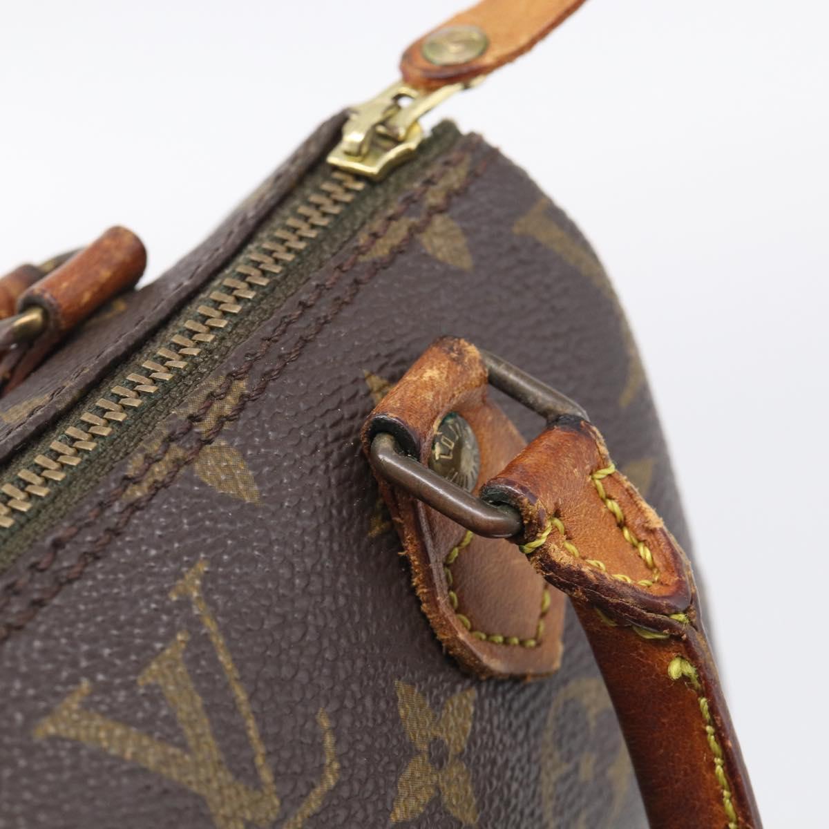 LOUIS VUITTON Monogram Mini Speedy Hand Bag M41534 LV Auth 215414