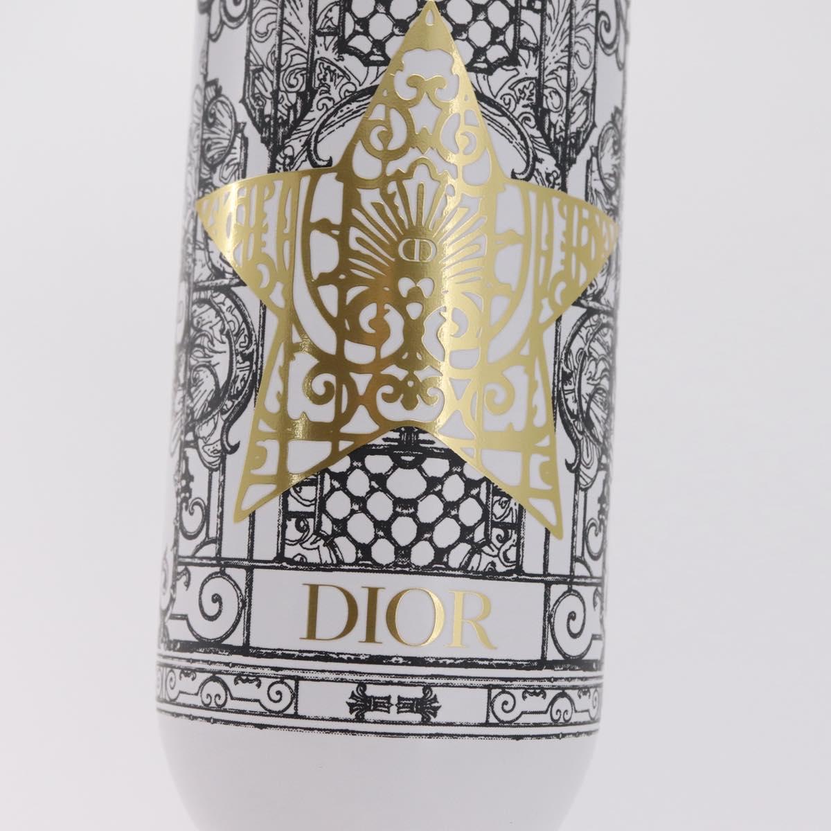 Christian Dior Water Bottle metal White Gold Auth 215415M