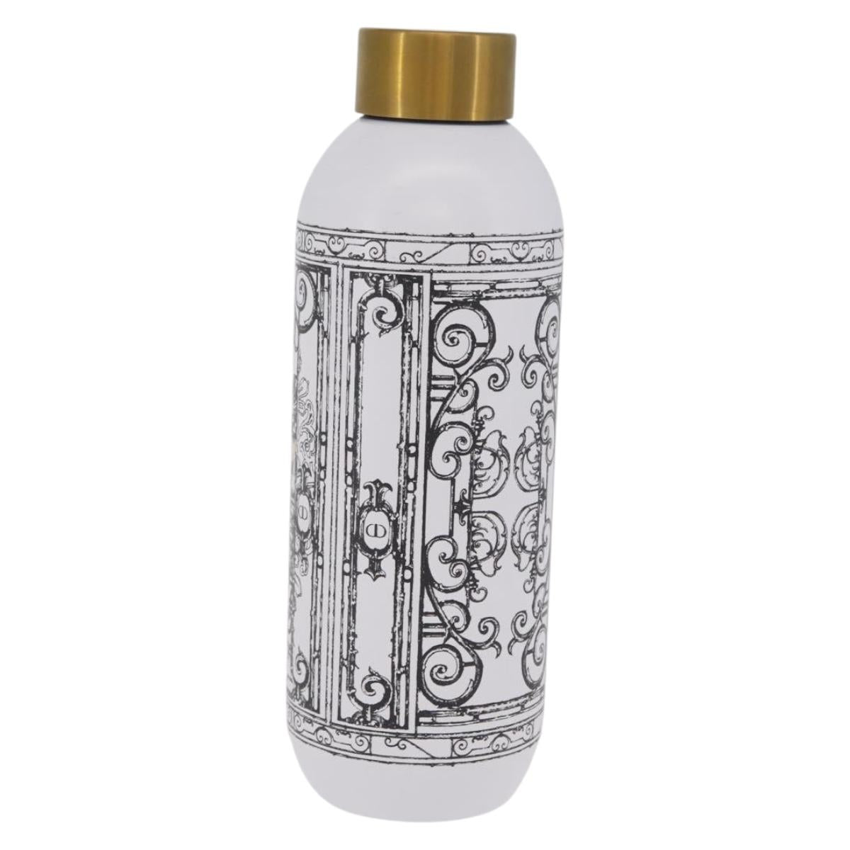 Christian Dior Water Bottle metal White Gold Auth 215415M