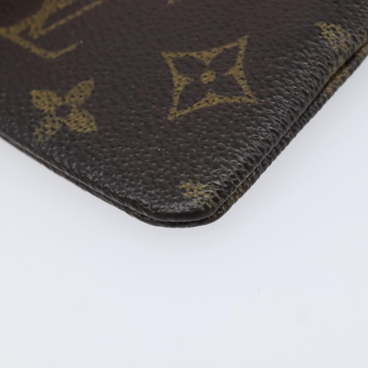 LOUIS VUITTON Monogram Pochette Cles Coin Purse M60033 LV Auth 215433