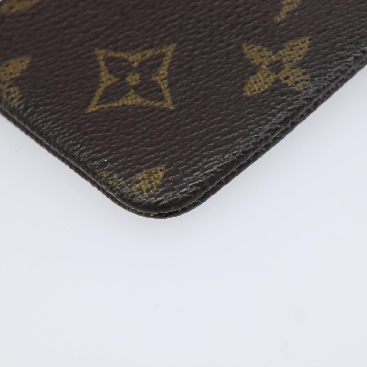LOUIS VUITTON Monogram Pochette Cles Coin Purse M60033 LV Auth 215433