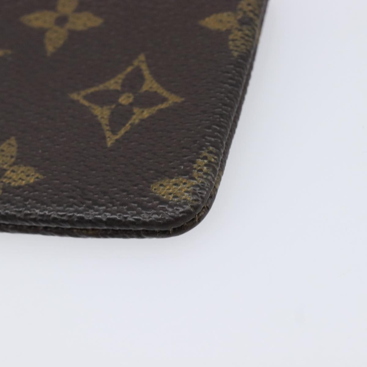LOUIS VUITTON Monogram Pochette Cles Coin Purse M60033 LV Auth 215433