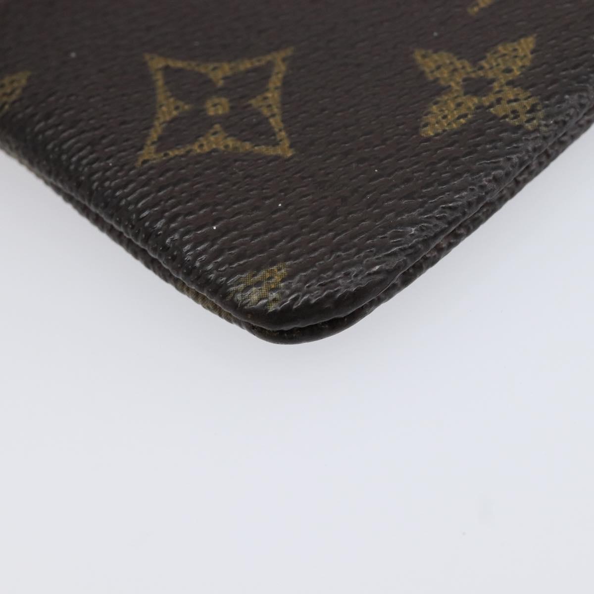 LOUIS VUITTON Monogram Pochette Cles Coin Purse M60033 LV Auth 215433