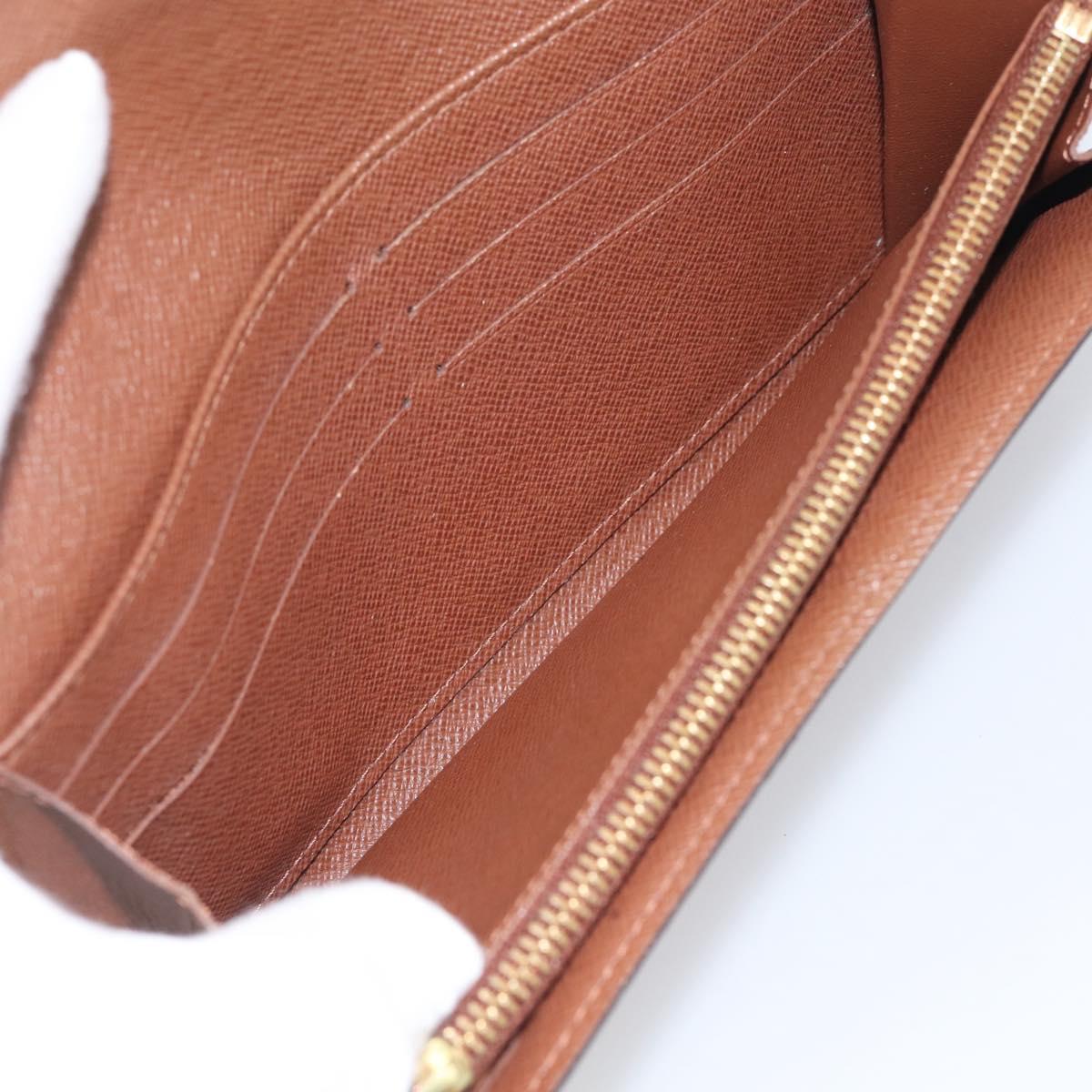 LOUIS VUITTON Monogram Portefeuille Sarah Long Wallet M61734 LV Auth 215535