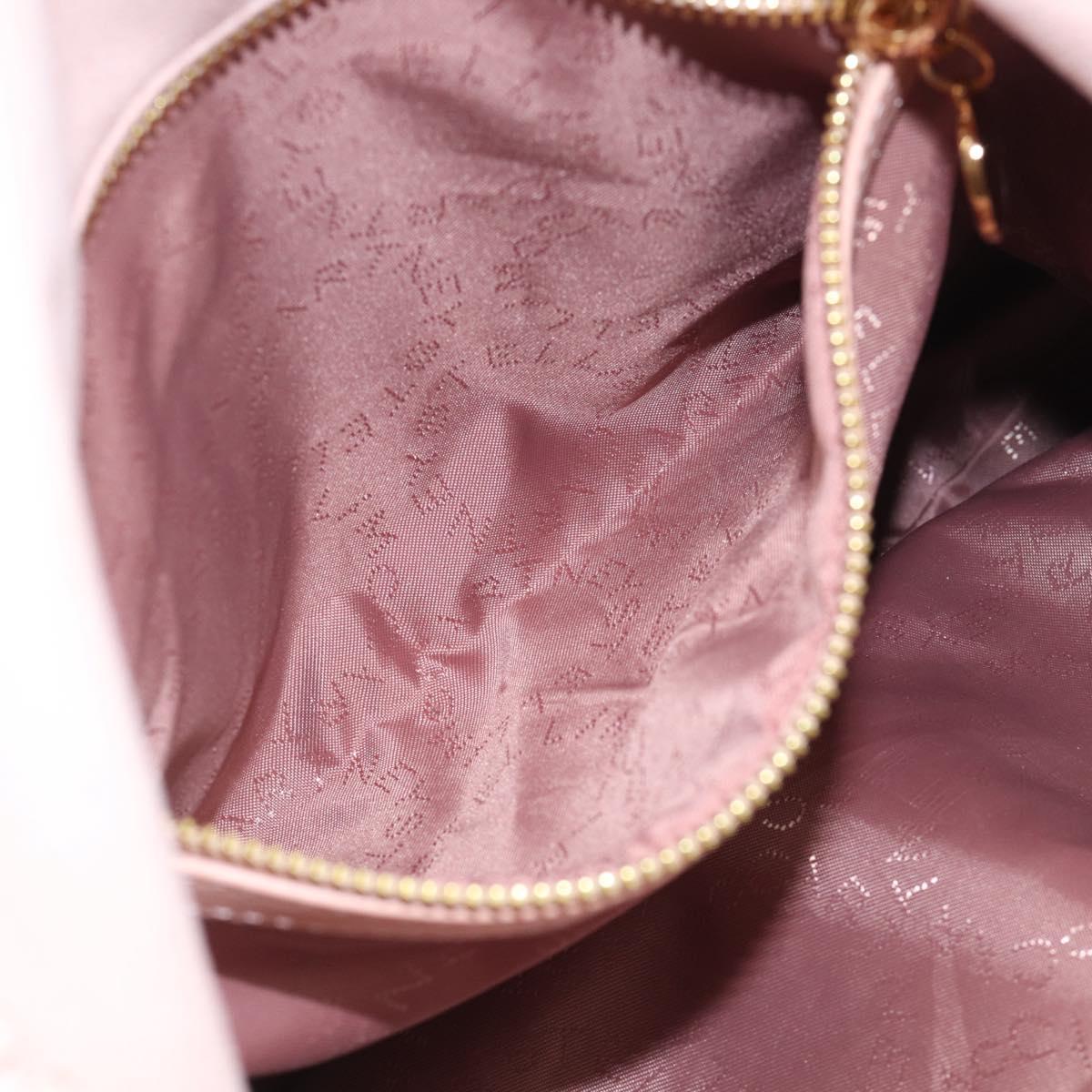 Stella McCartney Chain Falabella Bag Polyester 2way Pink 234387 Auth 215543A