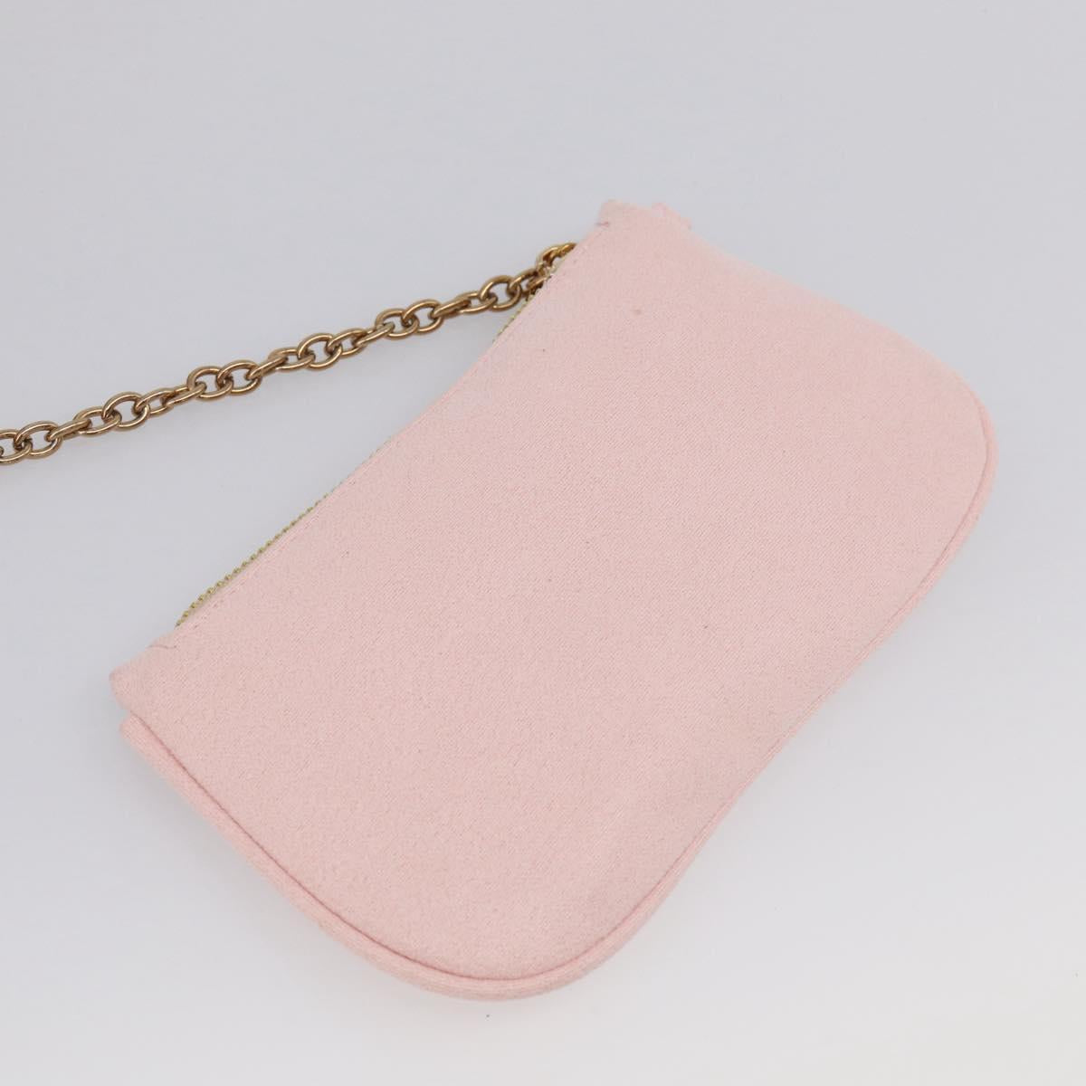 Stella McCartney Chain Falabella Bag Polyester 2way Pink 234387 Auth 215543A