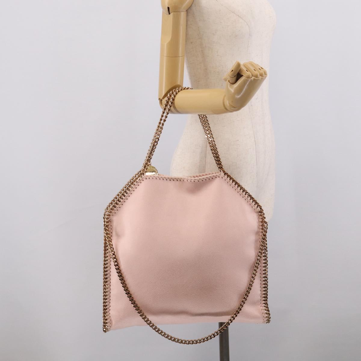 Stella McCartney Chain Falabella Bag Polyester 2way Pink 234387 Auth 215543A