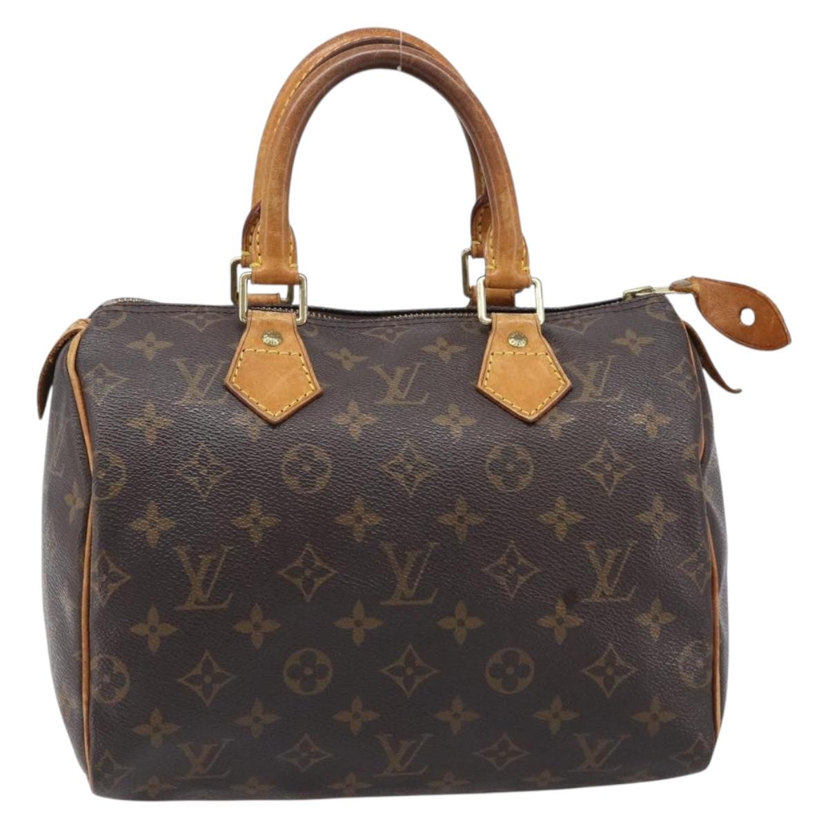 LOUIS VUITTON Monogram Speedy 25 Hand Bag M41528 LV Auth 215545