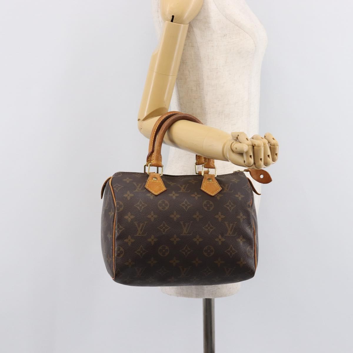 LOUIS VUITTON Monogram Speedy 25 Hand Bag M41528 LV Auth 215545