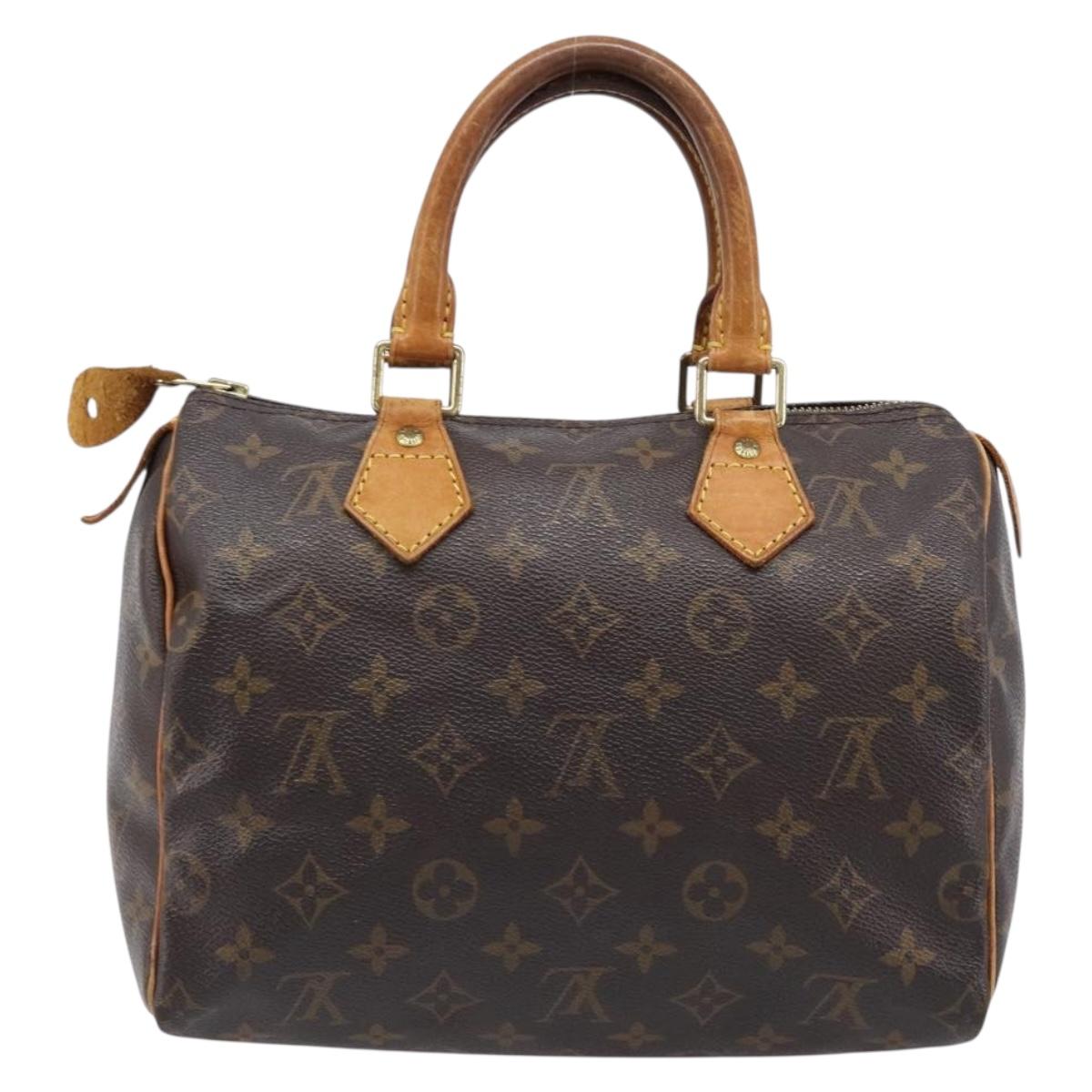 LOUIS VUITTON Monogram Speedy 25 Hand Bag M41528 LV Auth 215545