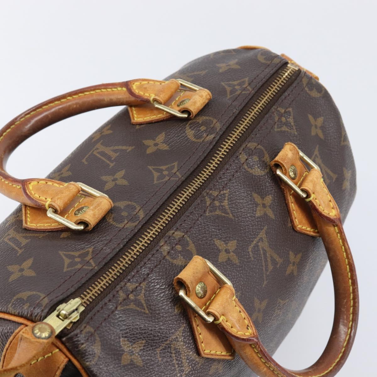 LOUIS VUITTON Monogram Speedy 25 Hand Bag M41528 LV Auth 215545