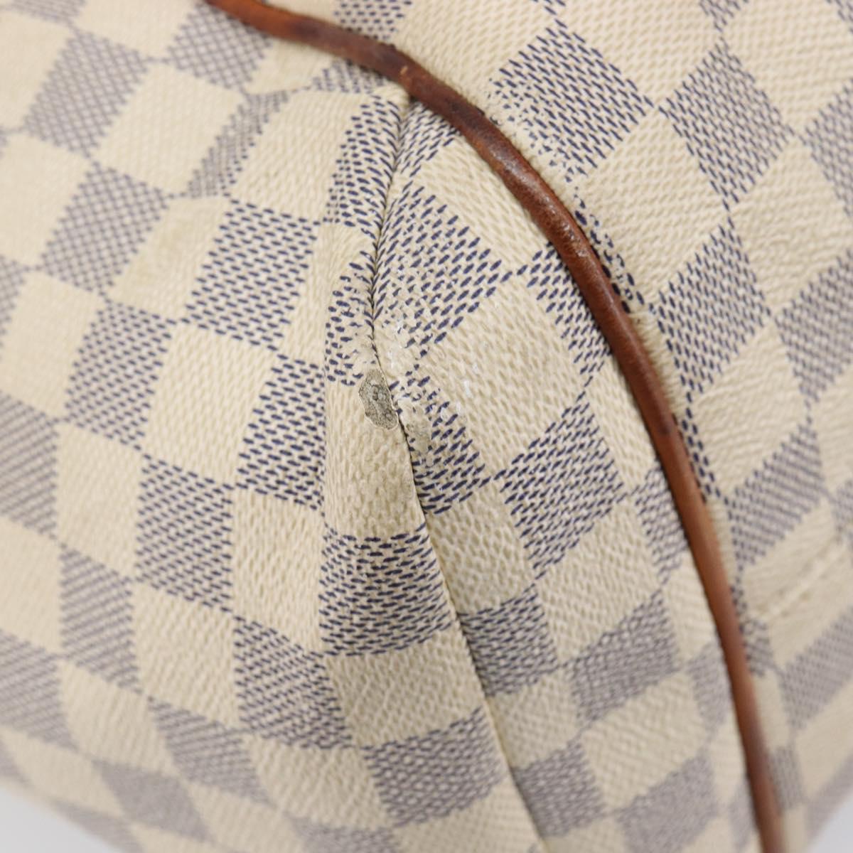 LOUIS VUITTON Damier Azur Totally MM Tote Bag N51262 LV Auth 215548