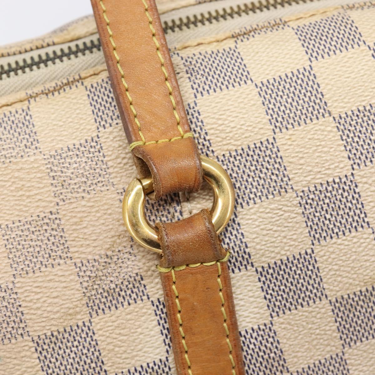 LOUIS VUITTON Damier Azur Totally MM Tote Bag N51262 LV Auth 215548