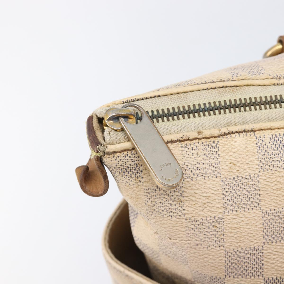 LOUIS VUITTON Damier Azur Totally MM Tote Bag N51262 LV Auth 215548