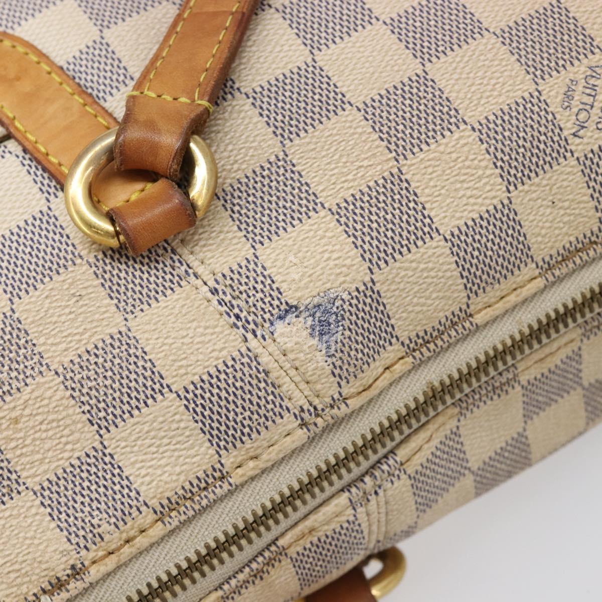 LOUIS VUITTON Damier Azur Totally MM Tote Bag N51262 LV Auth 215548