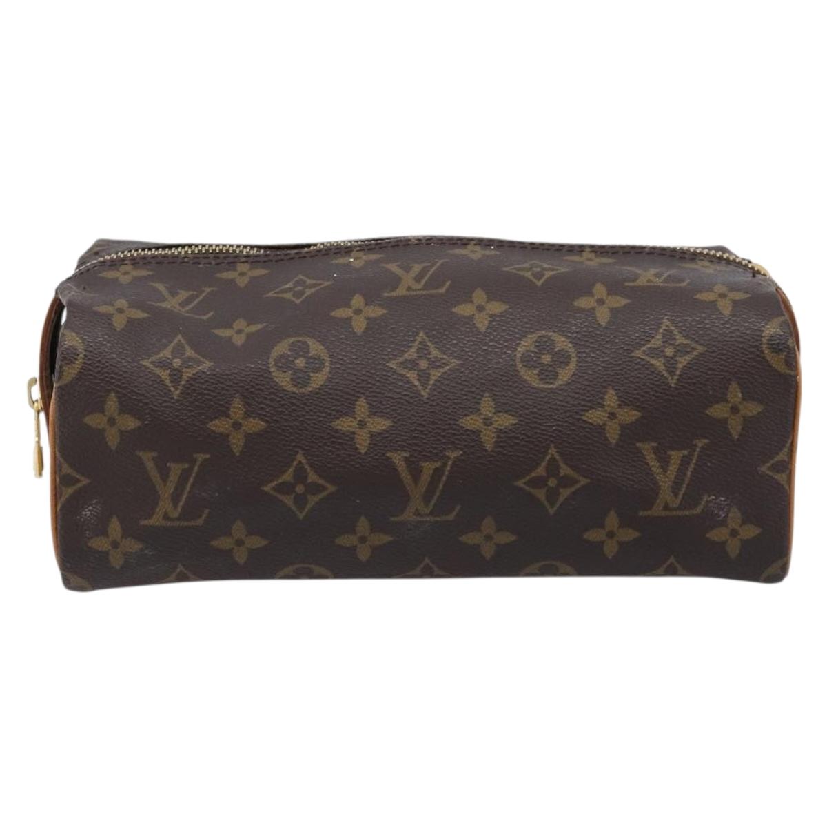 LOUIS VUITTON Monogram Trousse Patte Pression Pouch M47636 LV Auth 215549