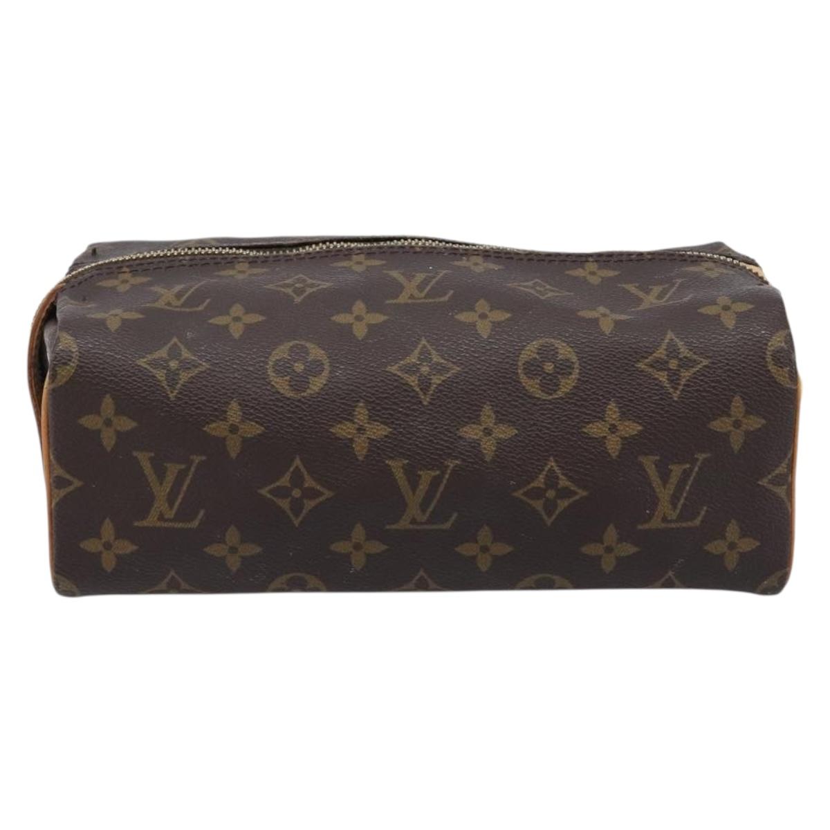 LOUIS VUITTON Monogram Trousse Patte Pression Pouch M47636 LV Auth 215549