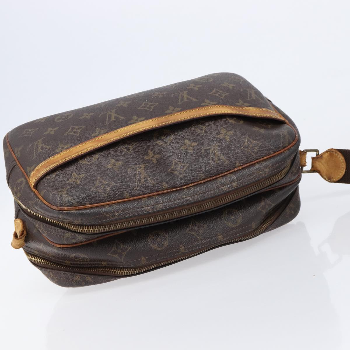 LOUIS VUITTON Monogram Reporter PM Shoulder Bag M45254 LV Auth 215559