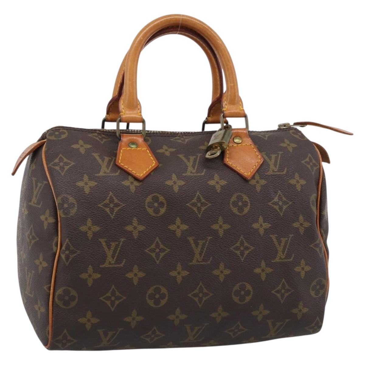 LOUIS VUITTON Monogram Speedy 25 Hand Bag M41528 LV Auth 215561V