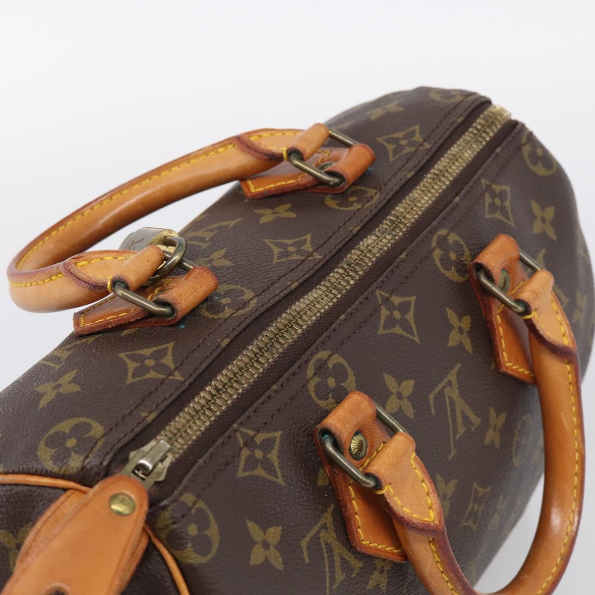 LOUIS VUITTON Monogram Speedy 25 Hand Bag M41528 LV Auth 215561V