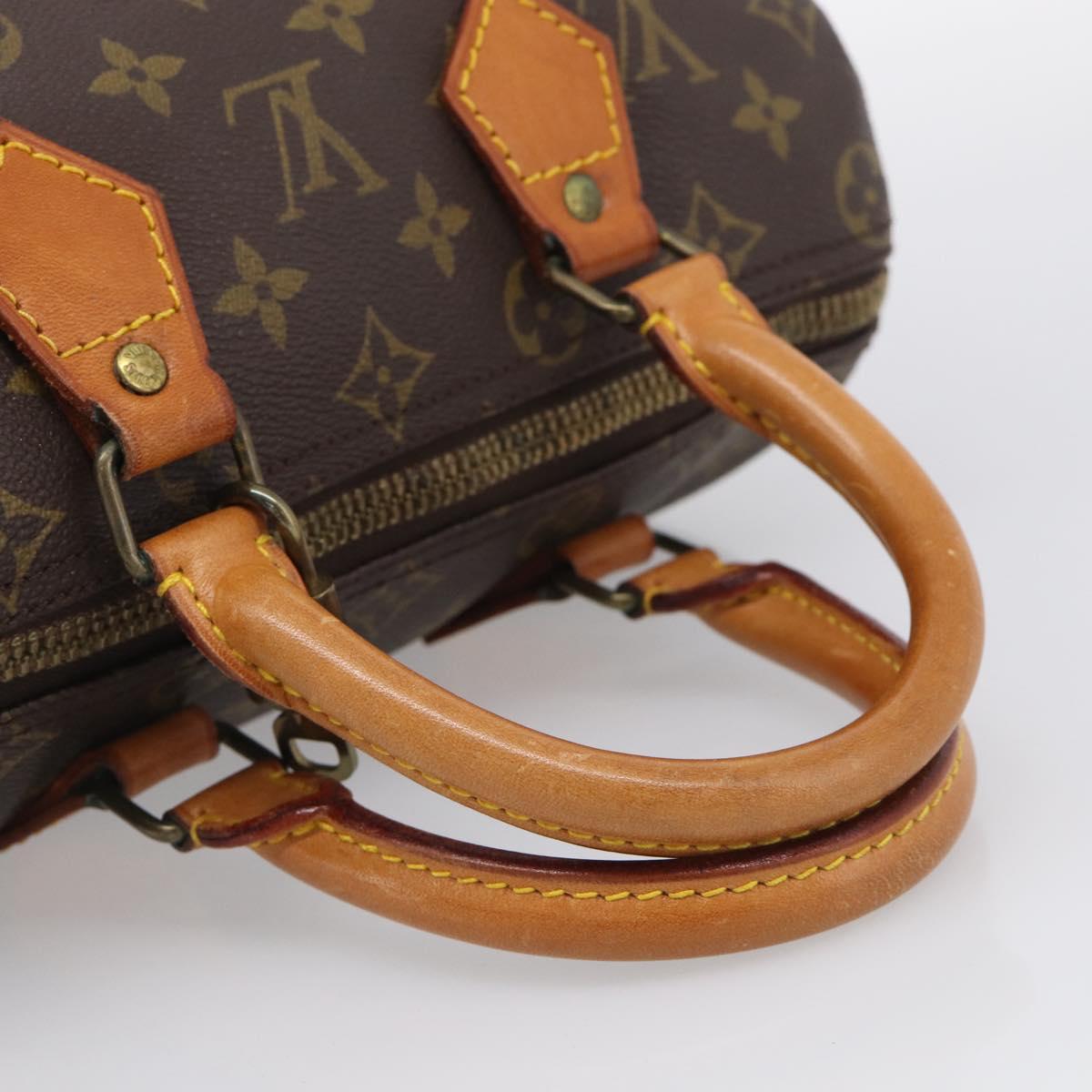 LOUIS VUITTON Monogram Speedy 25 Hand Bag M41528 LV Auth 215561V