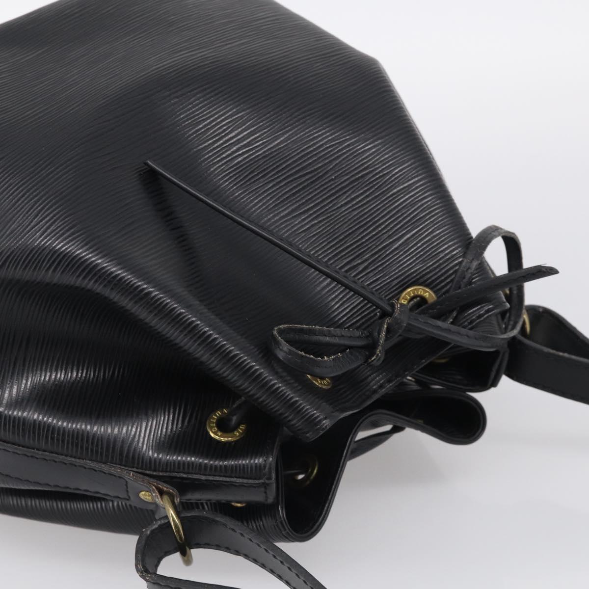 LOUIS VUITTON Epi Petit Noe Shoulder Bag Black M44102 LV Auth 215577V