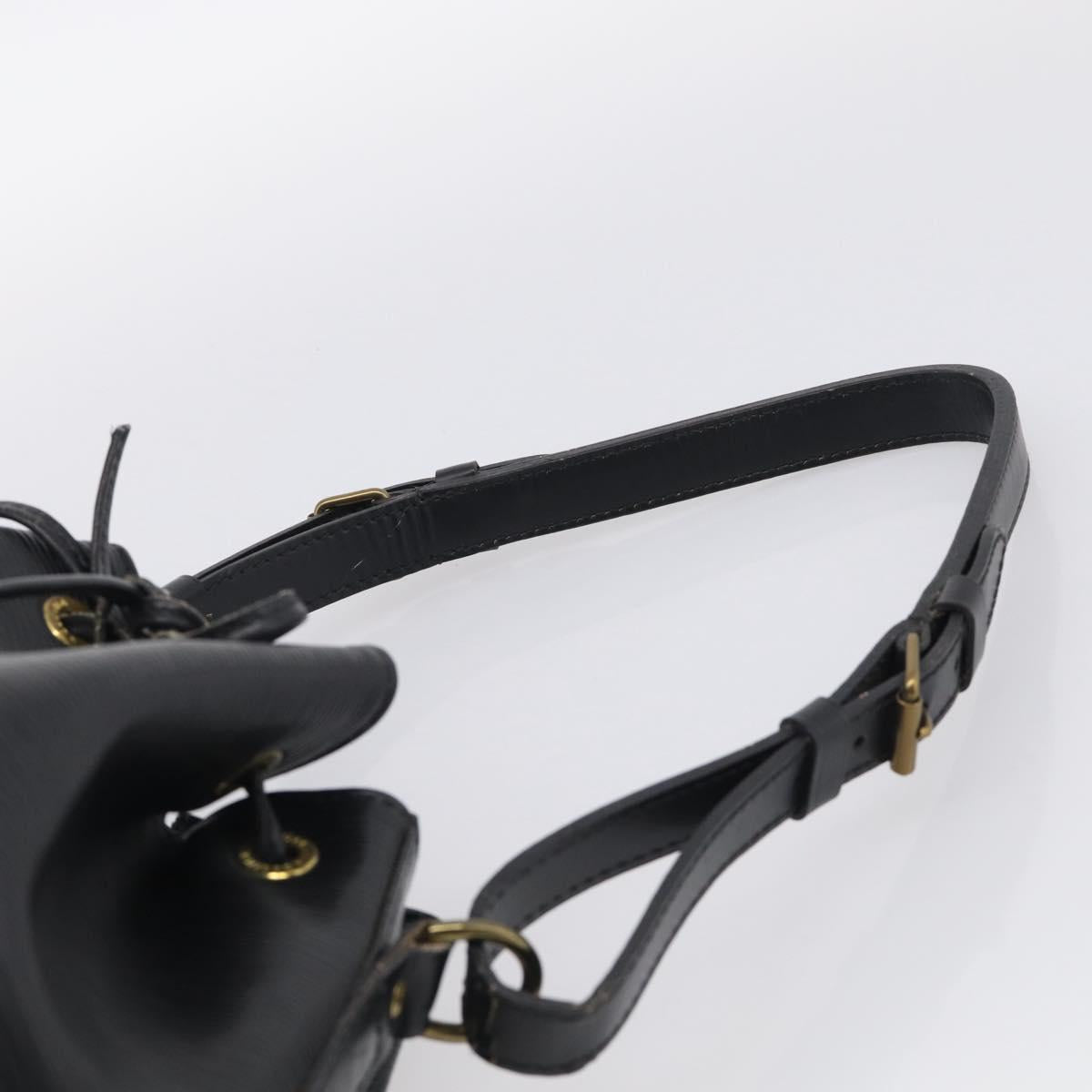 LOUIS VUITTON Epi Petit Noe Shoulder Bag Black M44102 LV Auth 215577V