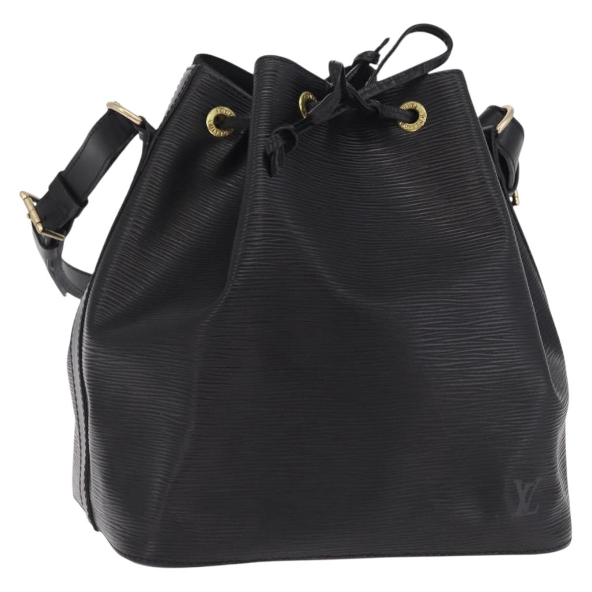 LOUIS VUITTON Epi Noe Shoulder Bag Black M44002 LV Auth 215583V