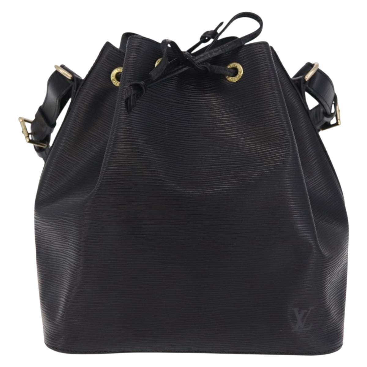 LOUIS VUITTON Epi Noe Shoulder Bag Black M44002 LV Auth 215583V