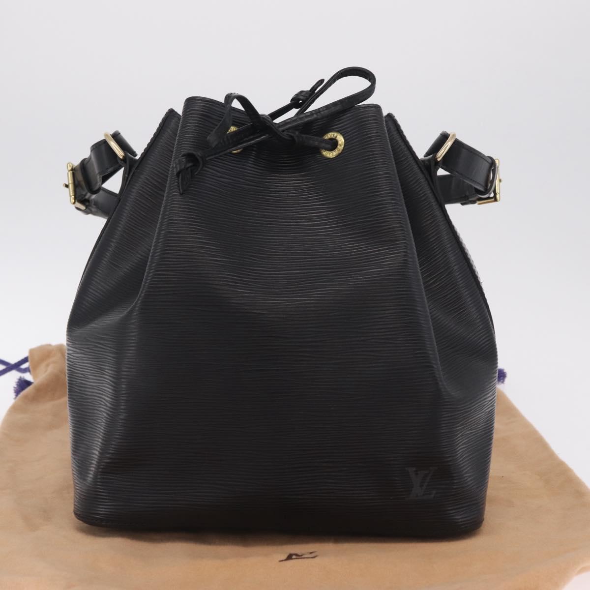 LOUIS VUITTON Epi Noe Shoulder Bag Black M44002 LV Auth 215583V