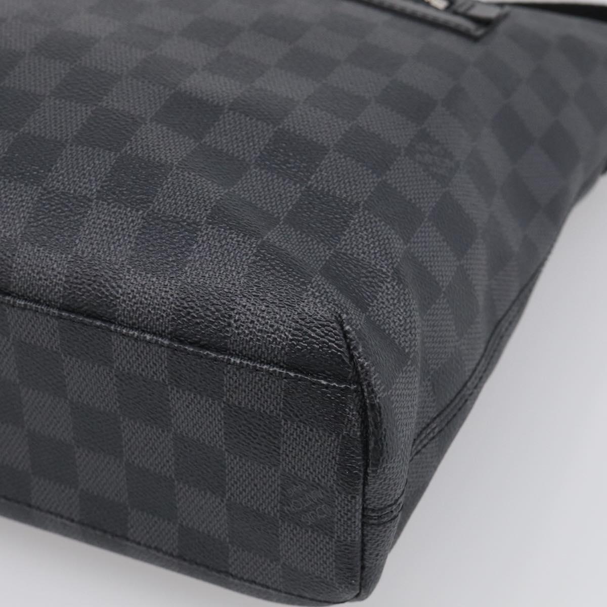 LOUIS VUITTON Damier Graphite Mick GM Shoulder Bag N41105 LV Auth 215595V