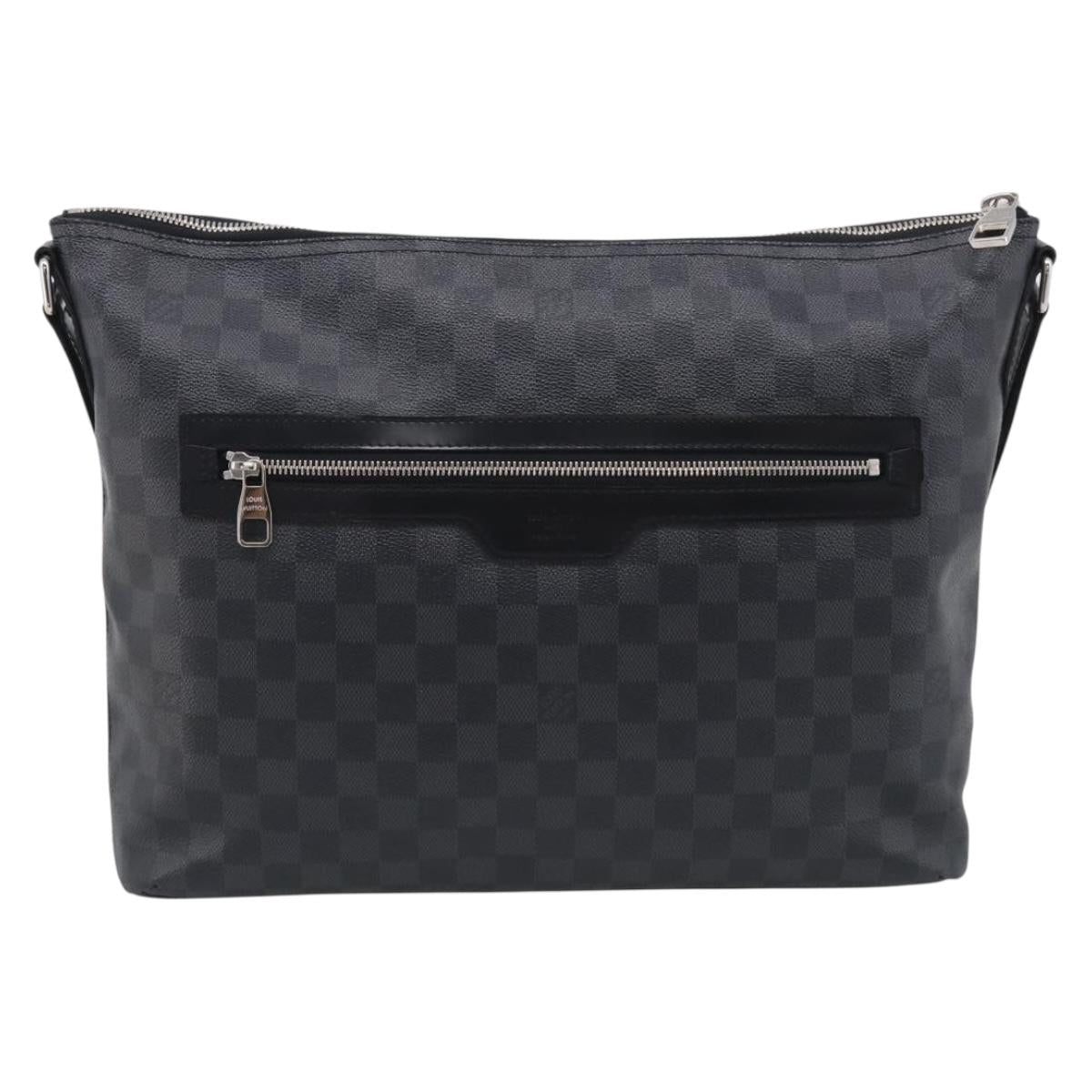 LOUIS VUITTON Damier Graphite Mick GM Shoulder Bag N41105 LV Auth 215595V