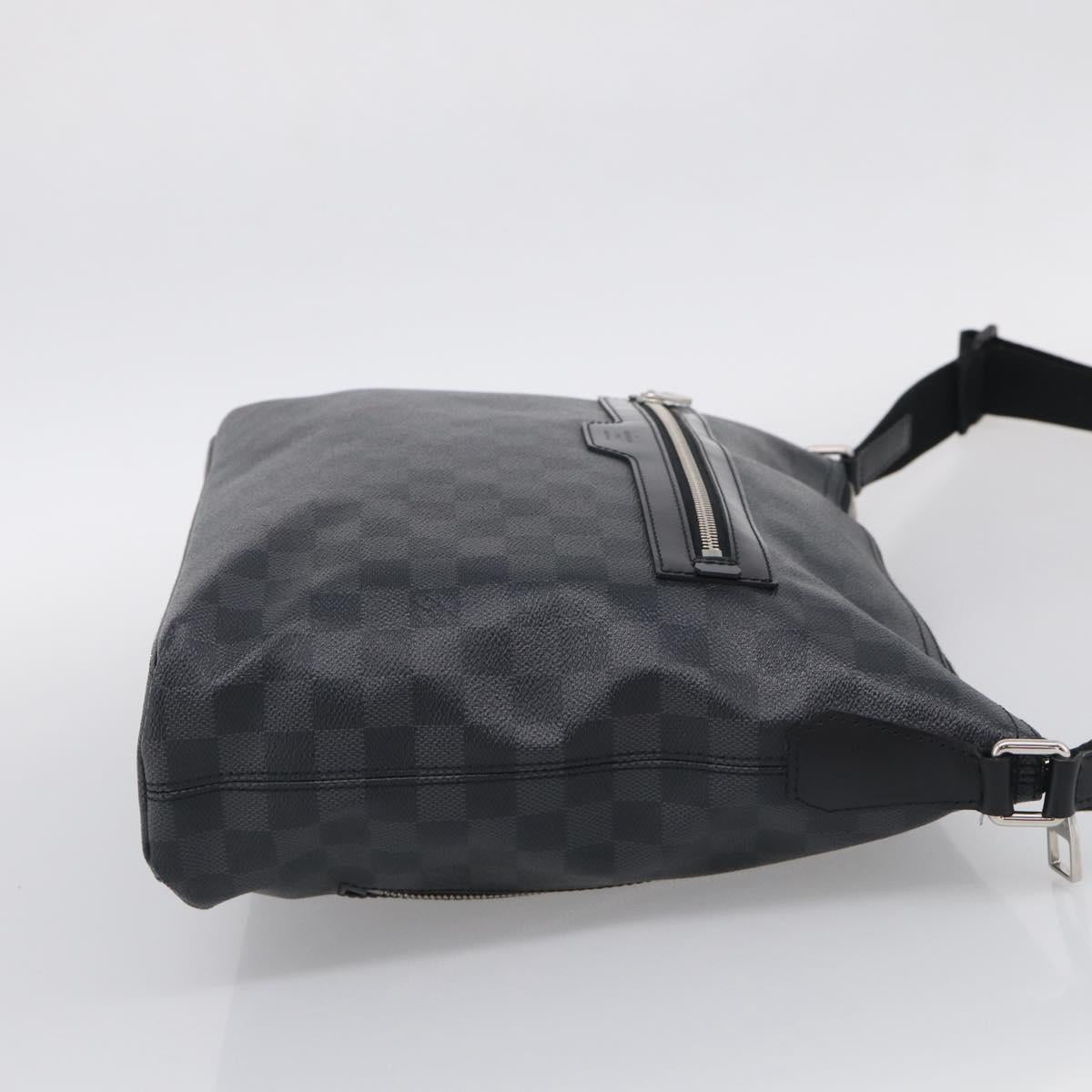 LOUIS VUITTON Damier Graphite Mick GM Shoulder Bag N41105 LV Auth 215595V