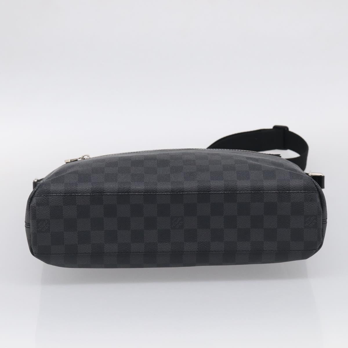 LOUIS VUITTON Damier Graphite Mick GM Shoulder Bag N41105 LV Auth 215595V
