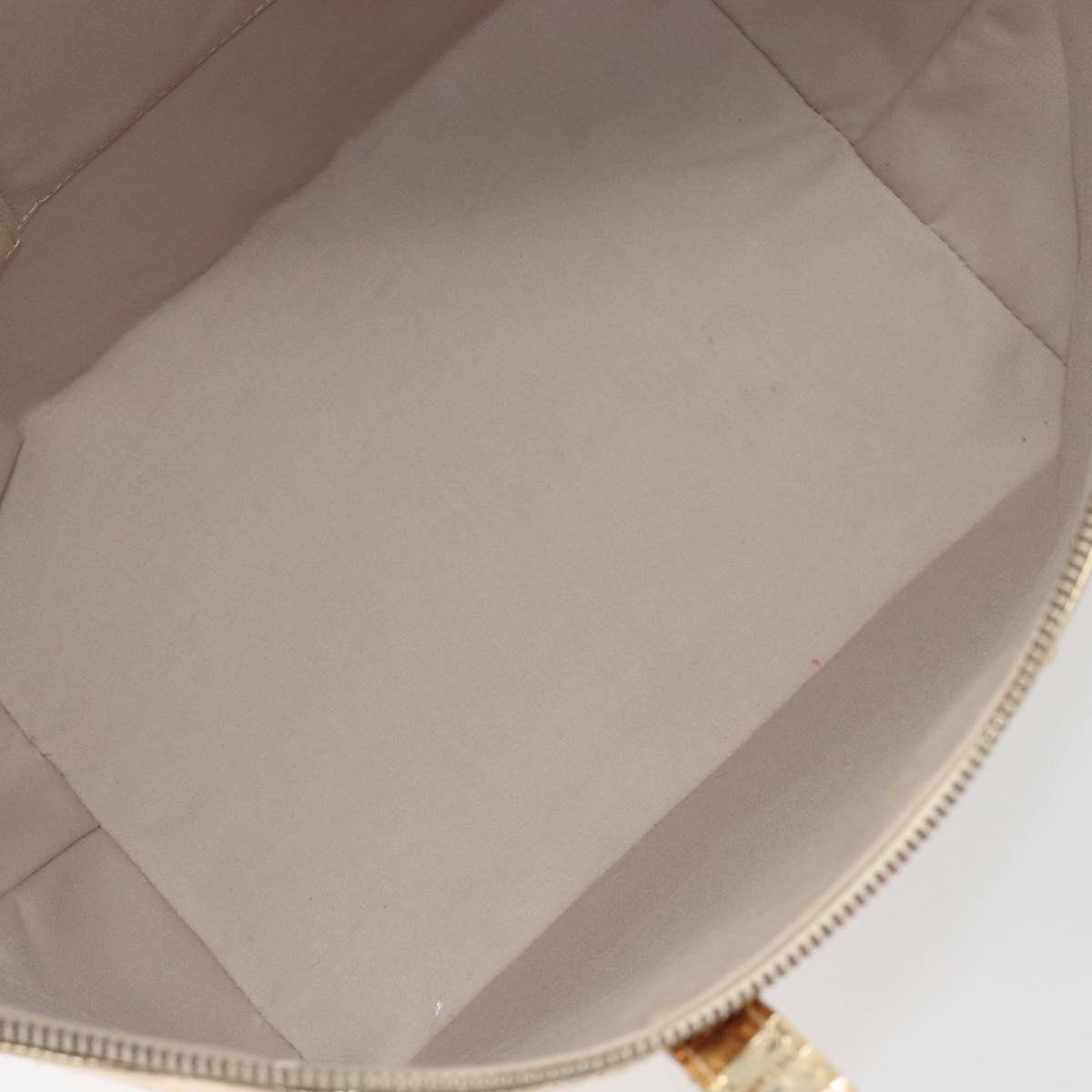 LOUIS VUITTON Monogram Miroir Bellevue GM Tote Bag Gold LV Auth 215596