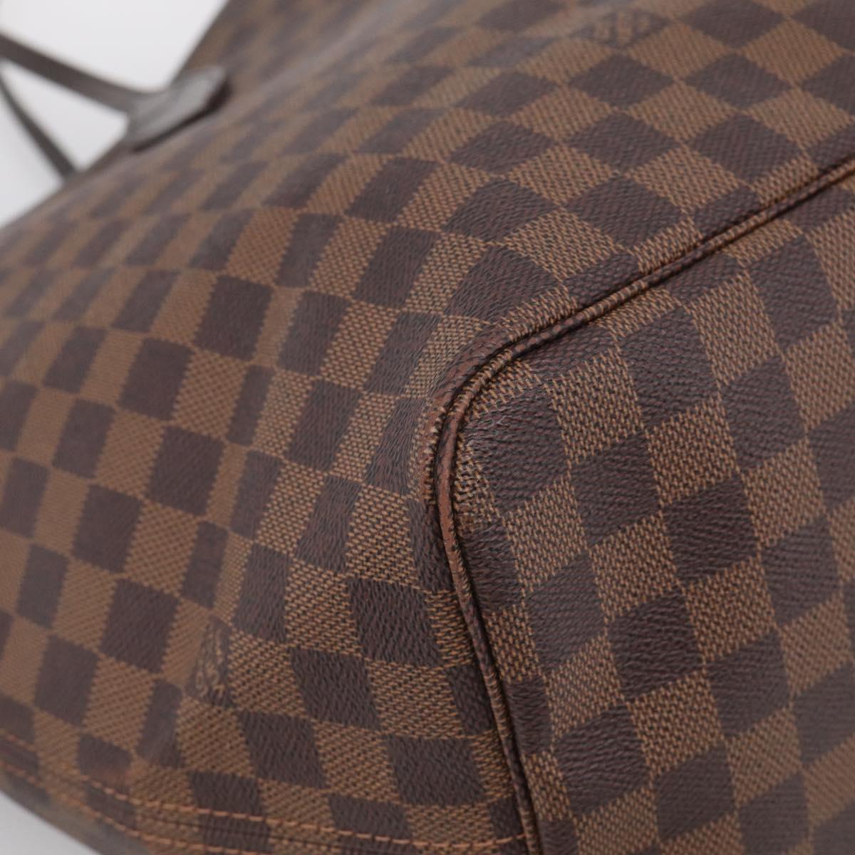 LOUIS VUITTON Damier Ebene Neverfull GM Tote Bag N51106 LV Auth 215600V