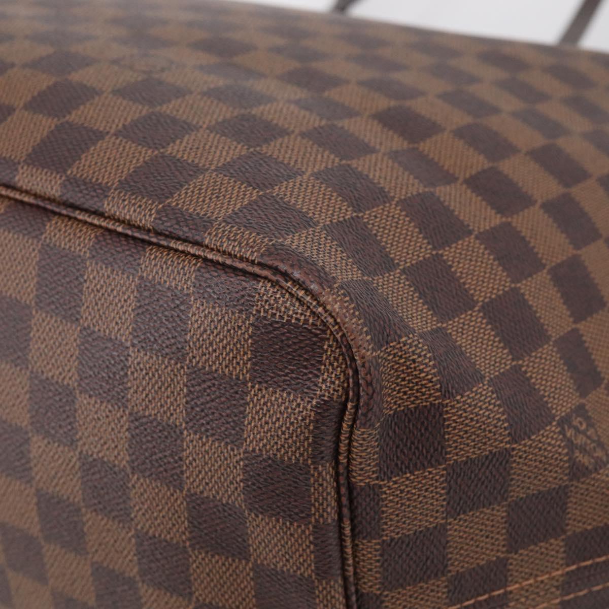 LOUIS VUITTON Damier Ebene Neverfull GM Tote Bag N51106 LV Auth 215600V