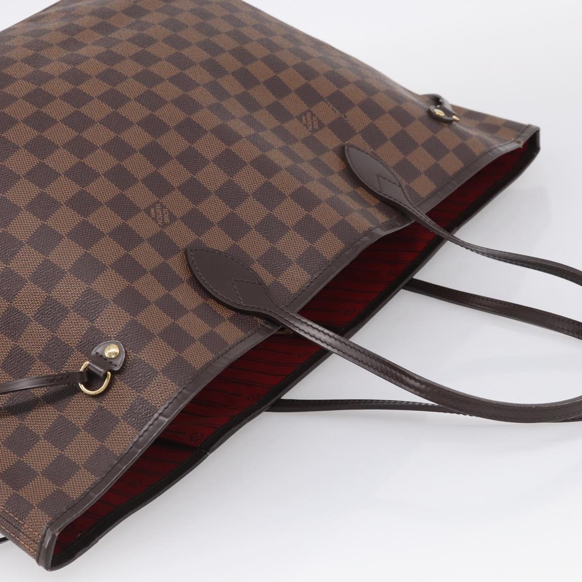 LOUIS VUITTON Damier Ebene Neverfull GM Tote Bag N51106 LV Auth 215600V