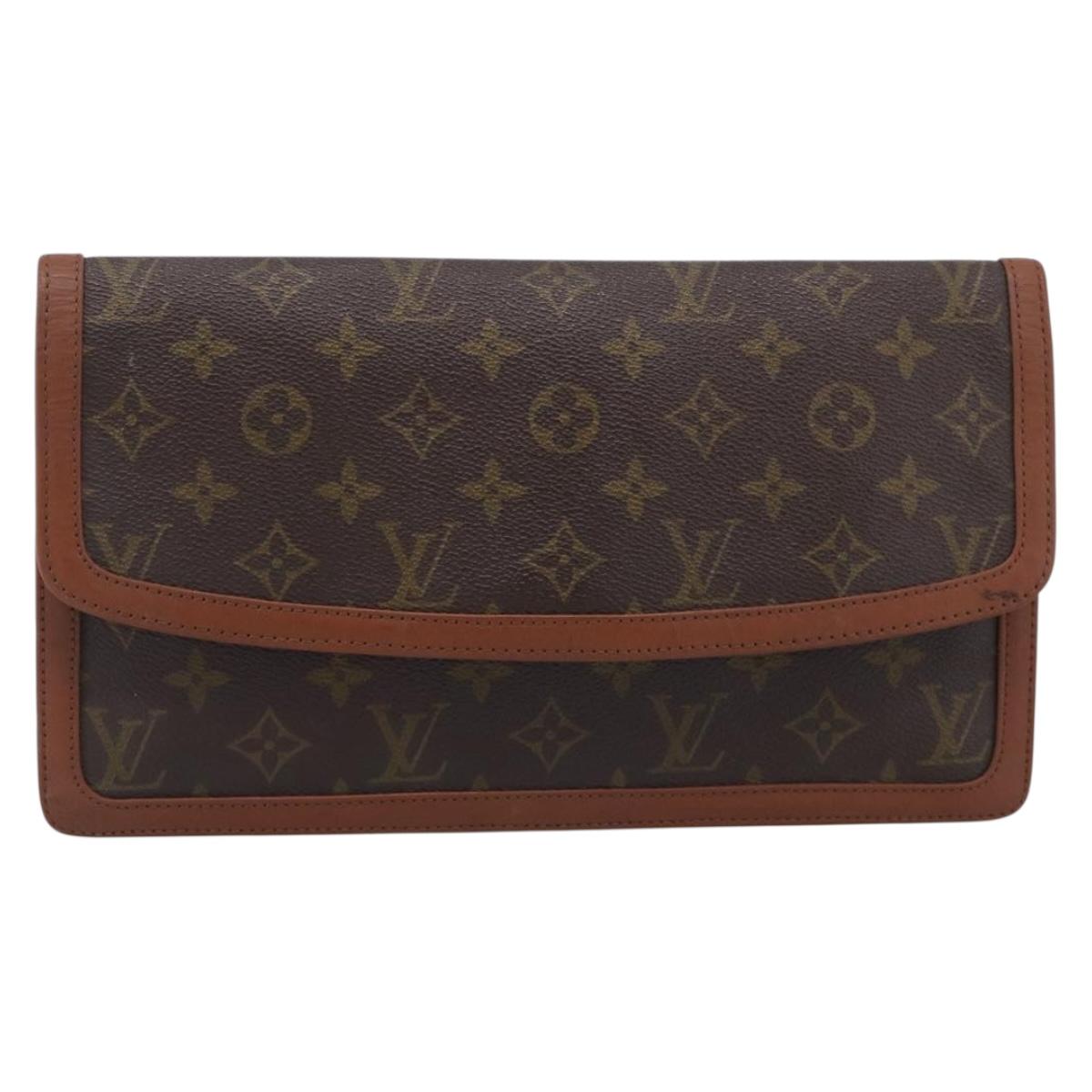LOUIS VUITTON Monogram Pochette Dam GM Clutch Bag M51810 LV Auth 215606