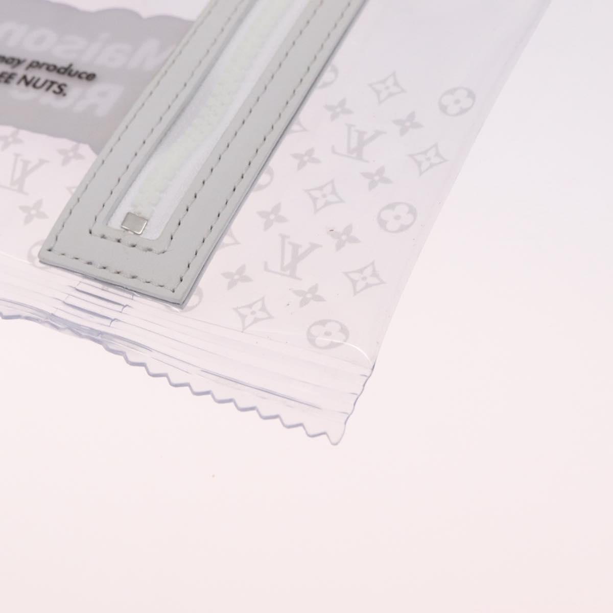 LOUIS VUITTON Fortune Cookie Clutch Bag Vinyl Clear White M82025 LV Auth 215687A